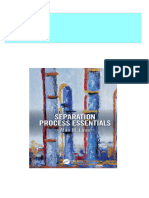 Full Download Separation Process Essentials 1st Edition Alan M. Lane (Author) PDF