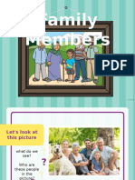 Family Members Powerpoint - ADULTS