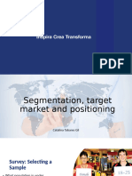 Segmentation, Targeting and Positioning