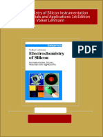 Full Download Electrochemistry of Silicon Instrumentation Science Materials and Applications 1st Edition Volker Lehmann PDF