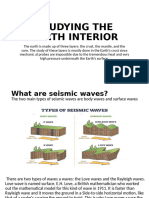 Studying The Earth Interior