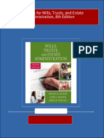 Test Bank For Wills, Trusts, and Estate Administration, 8th Edition