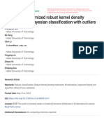 A Two-Stage Optimized Robust Kernel Density Estima