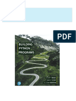 Test Bank For Building Python Programs Plus Mylab Programming With Pearson Etext, Stuart Reges, Marty Stepp, Allison Obourn