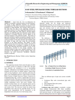 Analysis and Design of Steel Pipe Racks Using Tubular Sections