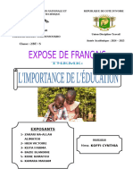 L'importance de L'éducation