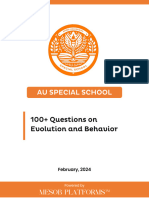 100+ Bio Evolution and Behavior Questions (1) @ETHIOFLAME