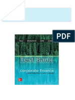 Free Access To Corporate Finance Core Principles and Applications 5th Edition Ross Test Bank Chapter Answers