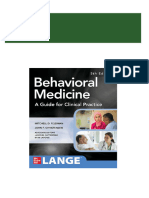 Behavioral Medicine: A Guide For Clinical Practice 5th Edition Mitchell D. Feldman - Ebook PDF Ebook All Chapters PDF