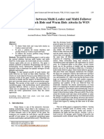 Stackelberg Game Between Multi-Leader and Multi-Follower For Detecting Black Hole and Warm Hole Attacks in WSN