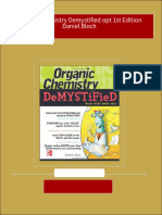 Organic Chemistry Demystified Opt 1st Edition Daniel Bloch