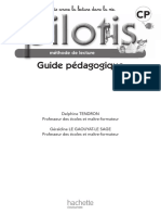 Pilotis CP Guide Du Maitre