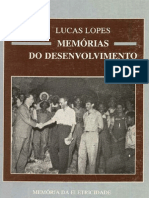 Lucas Lopes, Memórias Do Desenvolvimento