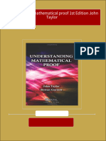 (FREE PDF Sample) Understanding Mathematical Proof 1st Edition John Taylor Ebooks