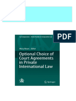 Instant Download Optional Choice of Court Agreements in Private International Law Mary Keyes PDF All Chapters