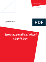 Develop Ineo 224 Quick Guide