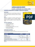 Ficha Tecnica Pintutrafico Acrilica Base Solvente