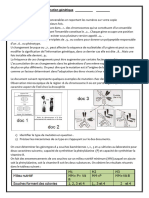 Série n3 Sur Le Thème Nformation Génétique