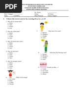 Soal Sas Kelas 5 Bahasa Inggris