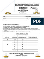 Post Mock Physics PP1 QS Set 2