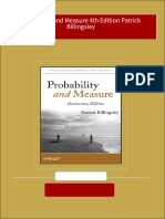 Full Download Probability and Measure 4th Edition Patrick Billingsley PDF