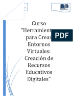 Guía Herramientas para Crear Entornos Virtuales Creación de Recursos Digitales