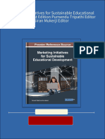 Full Marketing Initiatives For Sustainable Educational Development 1st Edition Purnendu Tripathi Editor Siran Mukerji Editor PDF All Chapters