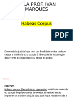 Habeas Corpus 7Âº Semestre