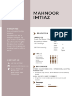 CV Mahnoor