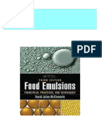 Food Emulsions Principles Practices and Techniques Third Edition Mcclements