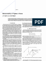 Hooft - Maneuverability of Frigates in Waves