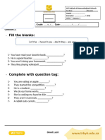 Worksheet U7 L2