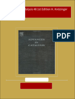 Get Advances in Catalysis 48 1st Edition H. Knözinger PDF Ebook With Full Chapters Now