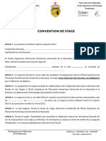 Demande de Stage Fournie Par L'établissement