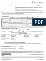 Win Loss or Tax Information Request Form 14361 - 1