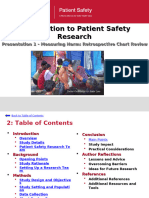 Patient Safety Reseach - Who