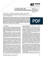 IET Radar Sonar Navi - 2017 - Frencl - Turn Rate Estimation Using Range Rate Measurements For Fast Manoeuvring Tracking