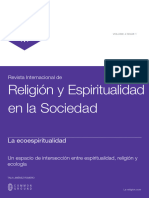 La Ecoespiritualidad Un Espacio de Inter