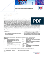 Structural Behavior of Hollow Core Reinforced Self Compacting Concrete Beams