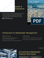 Wastewater Disposal and Recycling A Comparative Analysis