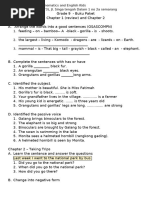 Grade 9 Chapter 1 (Review) and Chapter 2