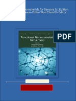 Instant Download Functional Nanomaterials For Sensors 1st Edition Suresh Sagadevan Editor Won Chun Oh Editor PDF All Chapter