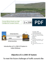 2 X 25KV AT System: Energy Efficient Rapid Cum High Haulage Rail Transport System