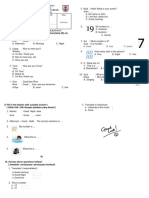 Soal STS Bahasa Inggris Kelas 2