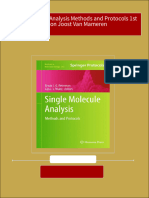 (FREE PDF Sample) Single Molecule Analysis Methods and Protocols 1st Edition Joost Van Mameren Ebooks