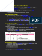 Data Representation - Part II