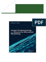 (Ebook PDF) Linear Programming and Resource Allocation Modeling