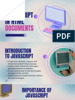 Chapter 5 - Javascript in HTML