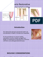 Perio Restorative Inter Relationship Lecture