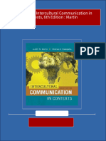 Complete Download of Test Bank For Intercultural Communication in Contexts, 6th Edition: Martin Full Chapters in PDF